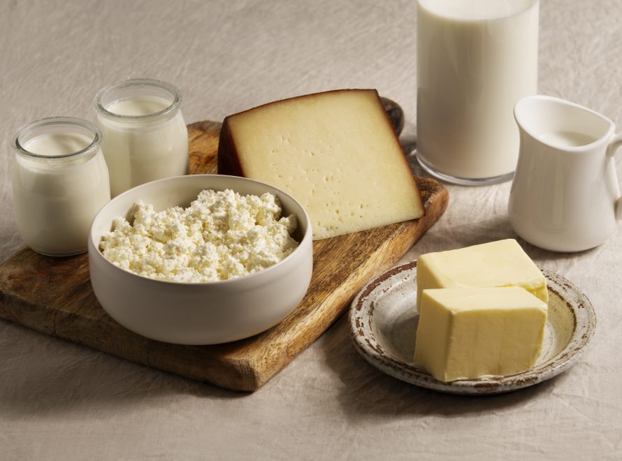 kéfir, yogur y queso tres alimentos ricos en microorganismos