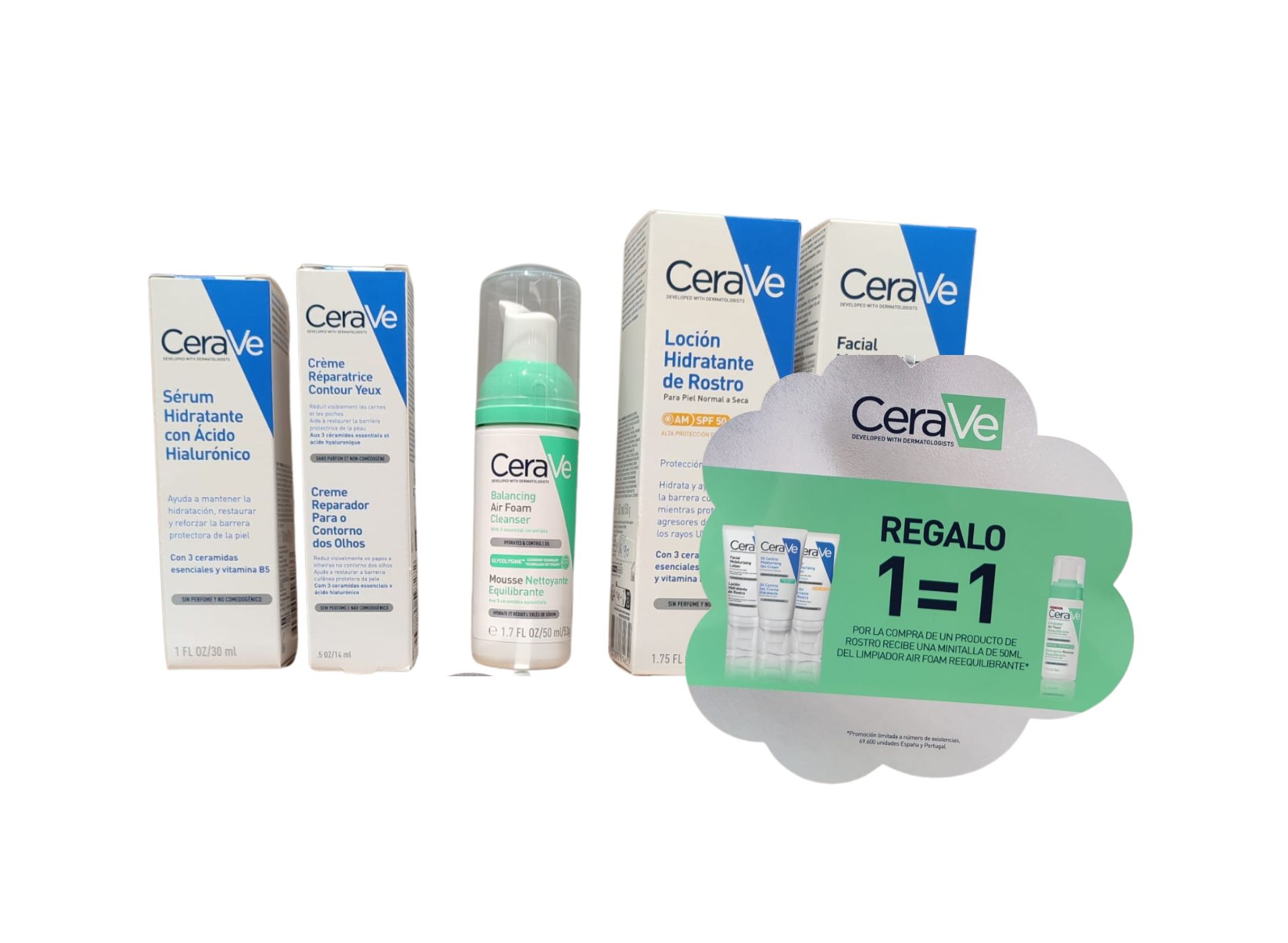 Un minitalla de 50 mL del limpiador equilibrante